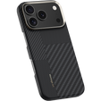 Etui Benks Montage Magnetic Armor Air Kevlar (600D/1500D) z metalową ramką MB70 do iPhone 17 Pro Max – czarny