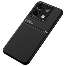 Etui do Xiaomi Redmi Note 13 5G, z blaszką do uchwytu magnetycznego, czarne