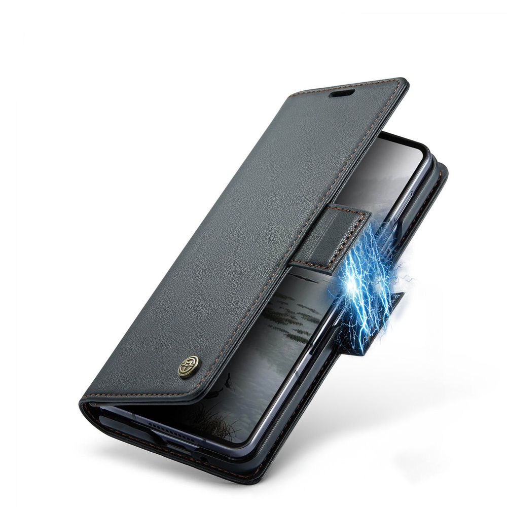 Czarne etui CASEME do Galaxy Z Fold7 – klasyczny styl i elegancja