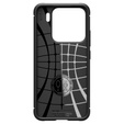 Etui Spigen do Xiaomi 15, Rugged Armor, czarne + Szkło Hartowane 9H