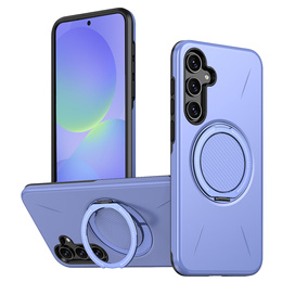 Etui do Samsung Galaxy A37 5G, z podstawką, do MagSafe, fioletowe