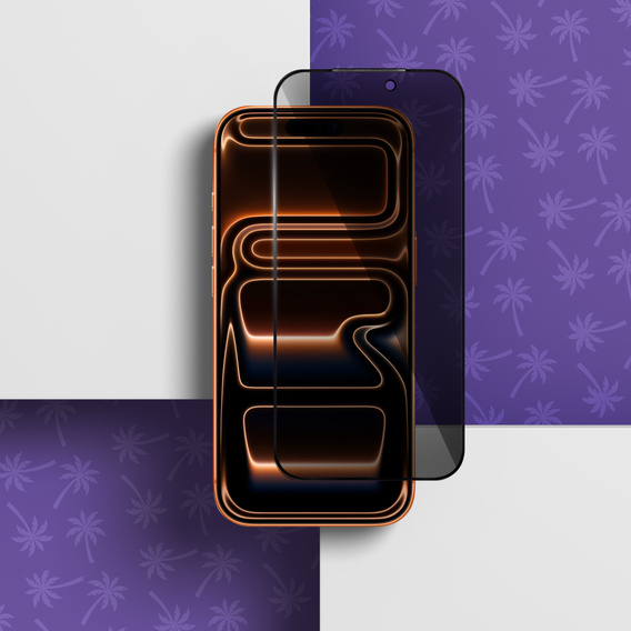 Szkło Hartowane Prywatyzujące Shy Palm do iPhone 17 Pro Max