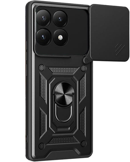 Etui pancerne do Xiaomi 15T, CamShield Slide, czarne