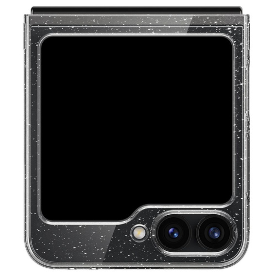 Etui Spigen do Samsung Galaxy Z Flip7 FE / Z Flip6, Airskin Glitter, Przezroczyste / Brokatowe