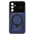 Etui pancerne do Samsung Galaxy A54 5G, CamShield MagSafe, niebieskie