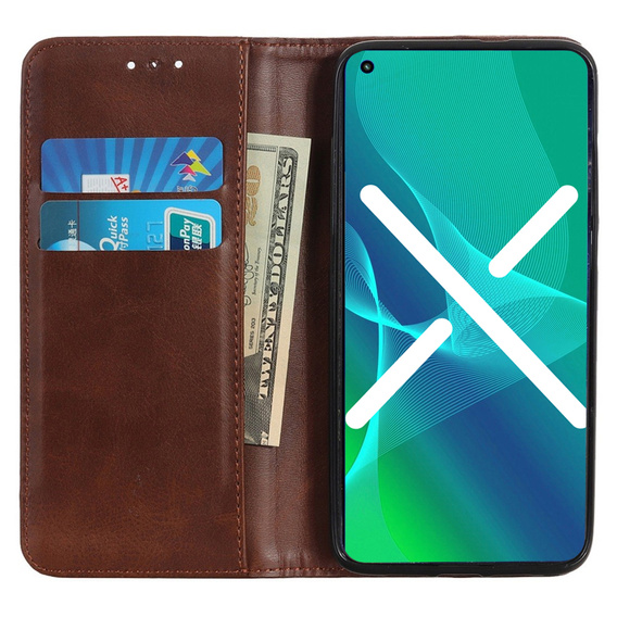 Etui Wallet do Xiaomi Redmi Note 11 Pro, Soft Leather, Brown