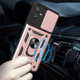Etui pancerne do Samsung Galaxy A54 5G, CamShield Slide, różowe