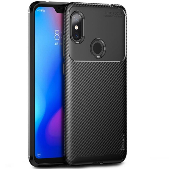 Etui do Xiaomi Redmi Note 6 Pro, Carbon Gel, czarne