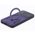 Etui pancerne do Samsung Galaxy A54 5G, CamShield MagSafe, fioletowe
