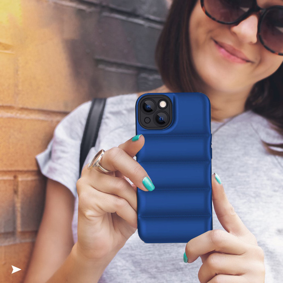 Etui Puffer Case do iPhone 12, Blue