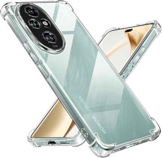 Przezroczyste etui TPU do Honor 200 Pro 5G – lekkie, elastyczne, odporne na wstrząsy