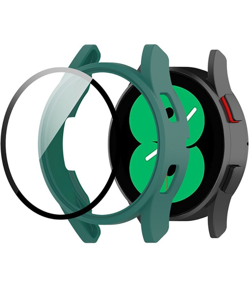 2w1 Etui + Szkło Hartowane do Samsung Galaxy Watch 4 40mm, Zielone