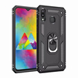 Etui pancerne do Samsung Galaxy A20E, Nox Case Ring, czarne