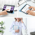 Etui do Samsung Galaxy Tab S10 Lite / S10 FE / S9 FE, Dux Ducis TOBY, niebieskie