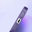 Etui Ultra Slim do iPhone 15 Pro, przezroczyste / fioletowe