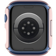 2w1 Etui + Szkło Hartowane do Apple Watch 7/8/9 41MM, Różowe złoto