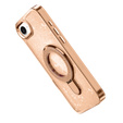 Etui do iPhone 16e, Glittery Magnetic Kickstand, różowe rose gold