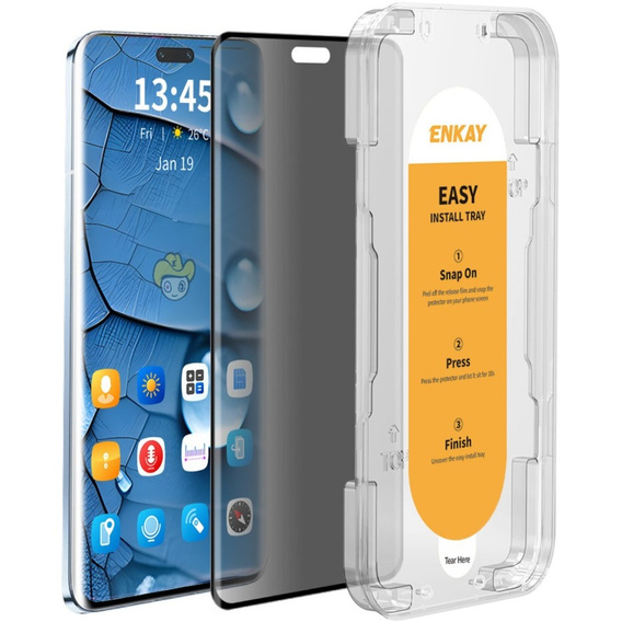 ENKAY Szkło Hartowane do Honor Magic7 Pro 5G, prywatyzujące