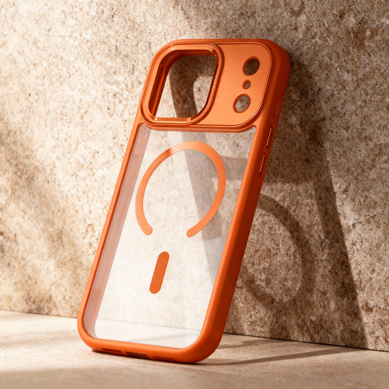 Etui ochronne do iPhone 17 Pro, do MagSafe, pomarańczowe