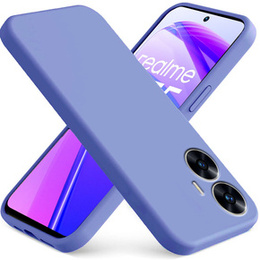 Etui do Realme C55, Silicone Lite, fioletowe
