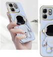 Etui do Infinix Hot 50i 4G, Astronaut, niebieskie