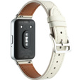Pasek Skórzany do Samsung Galaxy Fit 3, Beżowy