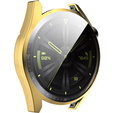 2w1 Etui z osłoną na ekran do Huawei Watch GT 3 46mm, Złote