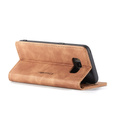 Etui CASEME do Samsung Galaxy S8, Leather Wallet Case, brązowe