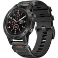 Pasek Silikonowy QuickFit do Garmin Fenix 22mm, Czarny