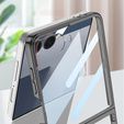 Etui ze szkłem do Samsung Galaxy Z Flip7 5G, PC Case, Czarne