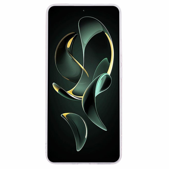 Etui do Xiaomi 13T / 13T Pro, Glitter Butterfly, różowe