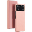 Etui do Xiaomi Poco M4 Pro 4G, Clear View, różowe rose gold