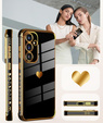 Etui do Samsung Galaxy A36 5G, Electro heart, czarne + Szkło 9H