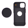 Etui do iPhone 13 / iPhone 14, ERBORD MagSafe Cam Slider, fioletowe + Szkło na ekran