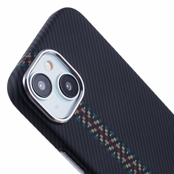 Etui do iPhone 14, Carbon Fiber MagSafe, czarne