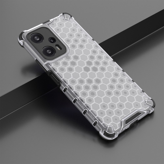 Etui Honeycomb do Xiaomi Poco F5, Szare