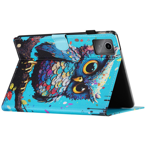 Etui do Lenovo Tab M11, z klapką, owl