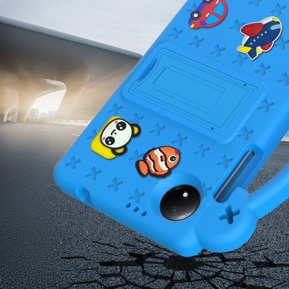 Etui do Xiaomi Redmi Pad SE 8.7", Cute Patterns, z podstawką, niebieskie