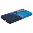 Etui do Samsung S25+ Plus, Carbon Fiber MagSafe, niebieskie / granatowe