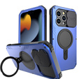 Etui do iPhone 15 Pro, DefenderMag, niebieskie