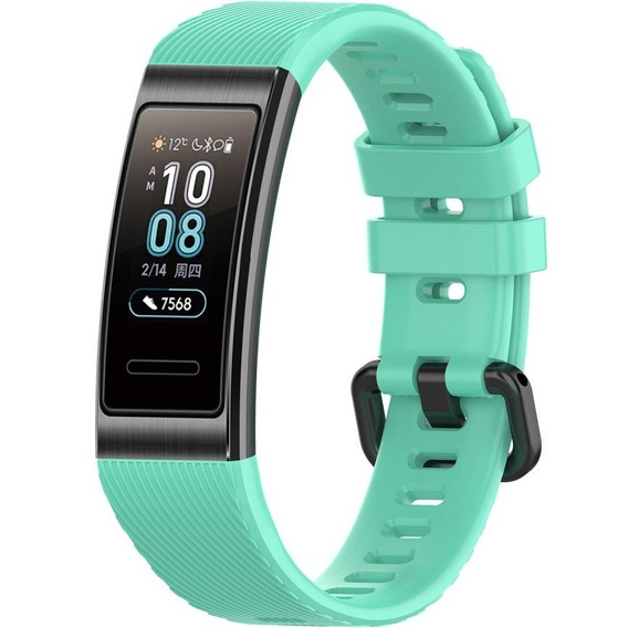 Pasek Silikonowy do Huawei Band 3/4 Pro - Turkusowy