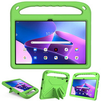 Etui dla dzieci do Lenovo Tab M10 Plus 10.6 Gen 3 TB-125F TB-128F, dziecięce z uchwytem, Zielone