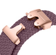 Pleciony Pasek Nylonowy z Klamrą do Apple Watch 1/2/3/4/5/6/7/8/9/10/11/SE 38/40/41/42mm – Fioletowy