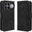 Etui z klapką do Xiaomi Poco F8 Ultra, Card Slot, czarne