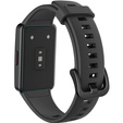 Pasek Silikonowy do Huawei Band 6 / Honor Band 6, Czarny