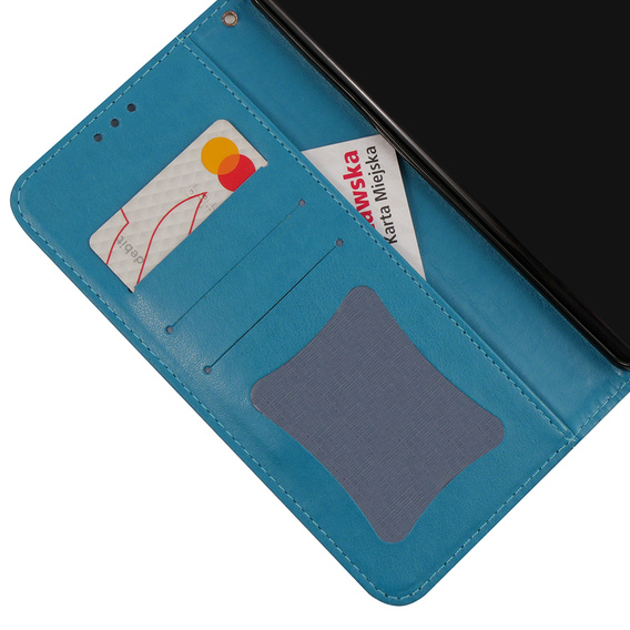 Etui z klapką do Realme 11 Pro 5G / Pro+ 5G, Mandala, niebieskie