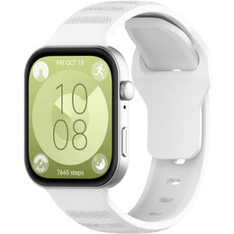 Pasek Silikonowy do Huawei Watch Fit 4 / 4 Pro / 3, Biały