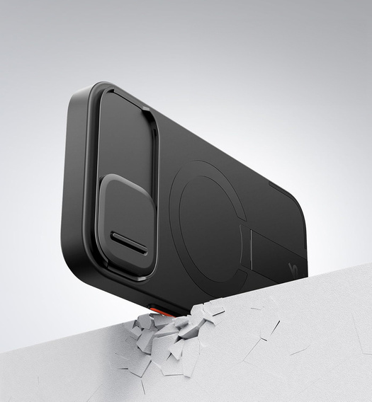 Etui do iPhone 15, Suritch Shockproof, do MagSafe, czarne