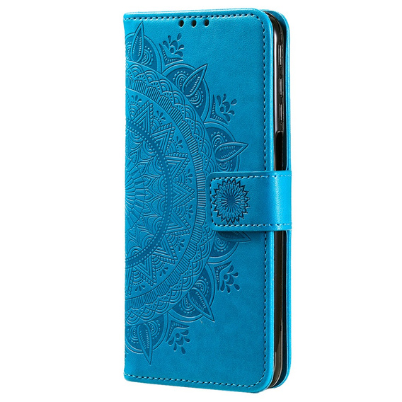 Etui z klapką do Xiaomi Redmi Note 11/11S, Mandala, niebieskie