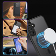 Etui do Samsung Galaxy S25 FE, do MagSafe, ERBORD Matt Case, czarny